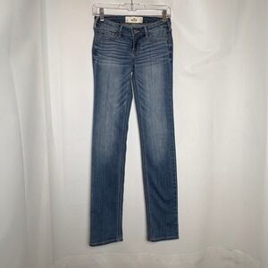 Vintage Y2K Hollister Jeans Womens 1L 25/34 Blue Denim Straight Leg Low Rise